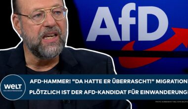 DEUTSCHLAND: "Da hatte er überrascht!" Migration? Plötzlich ist der AfD-Kandidat für Einwanderung!