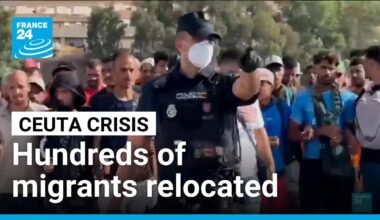 Hundreds of migrants relocated to temporary shelters following Ceuta border crisis • FRANCE 24