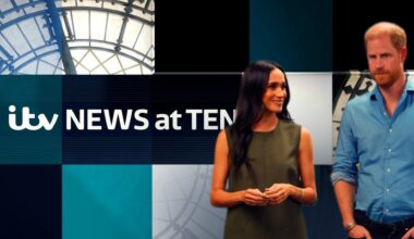 Mixed reaction to Harry and Meghan's return to the UK - Watch Thursday's ITV News at Ten