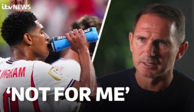 Why Frank Lampard doesn't want hydration breaks in the Premier League