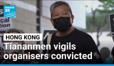 Hong Kong's Tiananmen vigils organisers convicted in national security case • FRANCE 24 English