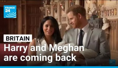 Prince Harry and Meghan are returning to the UK with their children • FRANCE 24 English