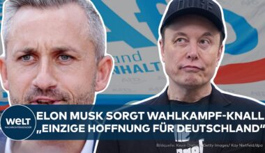 SACHSEN-ANHALT: Elon Musk mit klarer Ansage! „die AfD ist die einzige Hoffnung für Deutschland“