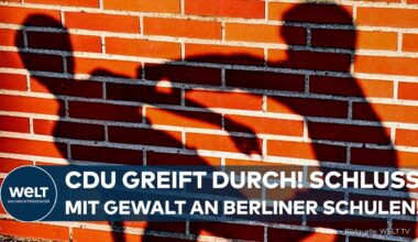 SCHÜLER MIT MESSERN: CDU plant harte Maßnahmen! Schluss mit Gewalt und  Radikalisierung an Schulen!