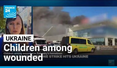 Children among wounded in Zelensky's hometown, struck by Russian drones • FRANCE 24 English