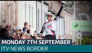 Top riders back in the Borders for Britain's biggest cycle race | ITV News Border