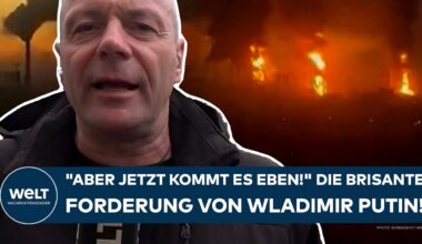 UKRAINE-KRIEG: "Aber jetzt kommt es eben!" Die brisante Forderung von Wladimir Putin!