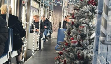 Christmas Tram in Osijek, Croatia