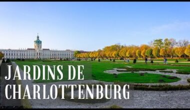 a kind of a small Versailles gardens inside Berlin, this is Charlottenburg Palace gardens