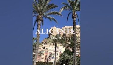 4K ALICANTE SPAIN, City Guide, Tour! #travel #instagood #photography #be...