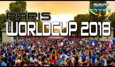 FIFA WORLD CUP victory celebration 2018 Paris (360° VR)