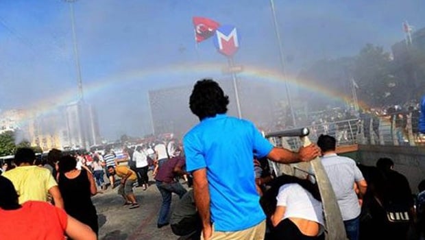 Police in Turkey try to stop Pride parade with water cannons, accidentally create rainbows [x-post /r/pics]