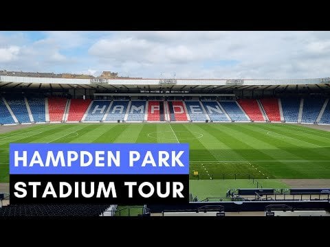 Explore behind the scenes at Hampden Park, Glasgow. Full tour and look in the museum!