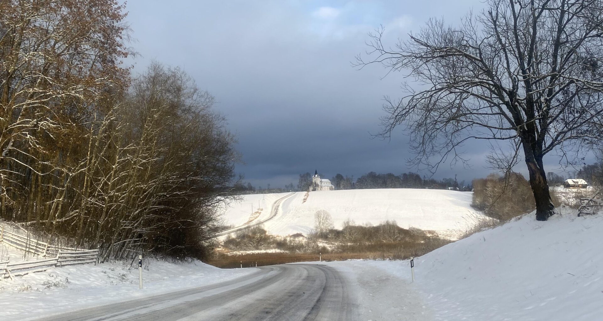 Snowy Southern Estonia