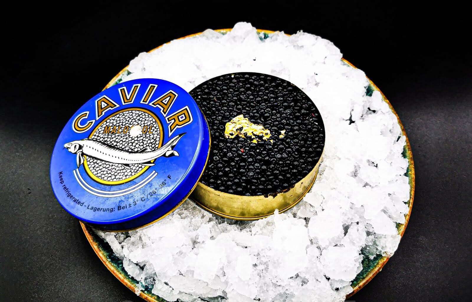 Dessert Caviar en trompe l’œil