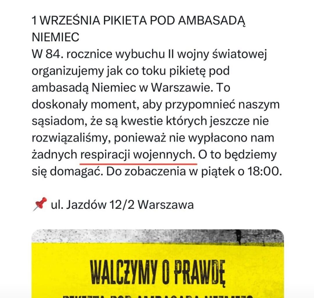 Specjalista od krużganków teraz żąda respiracji