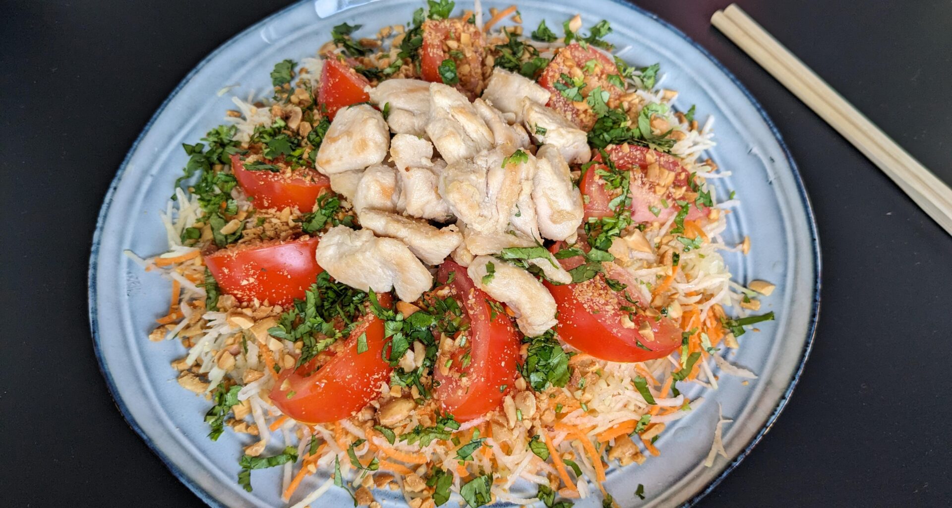 Salade de papaye verte (recette thaï).
