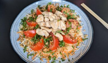 Salade de papaye verte (recette thaï).