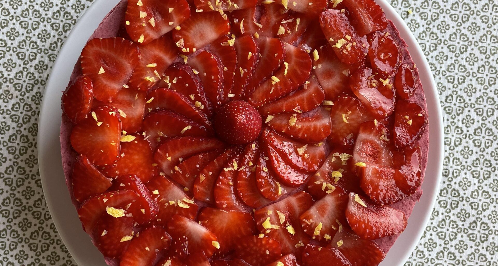 Entremet framboise citron