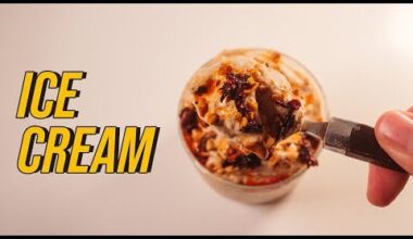 Crème glacée aux cacahuètes & chili oil