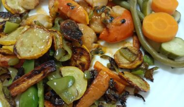 St Jacques et crevettes aux fruits de la passion et abricots