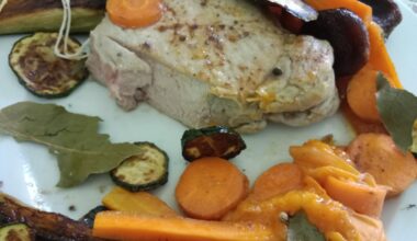 Rôti de porc aux abricots