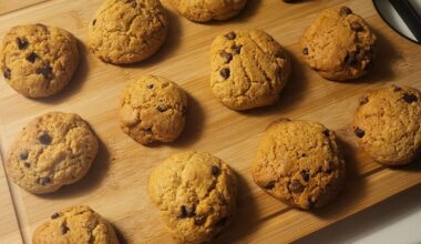 J'ai essayé de faire des cookies aux pépites de chocolat