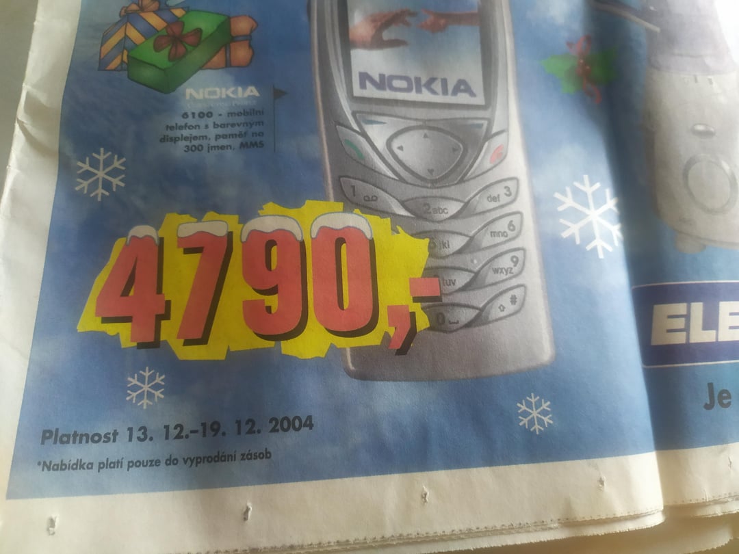 Electroworld leták 2004 (GTA San Andreas za dva litry...)