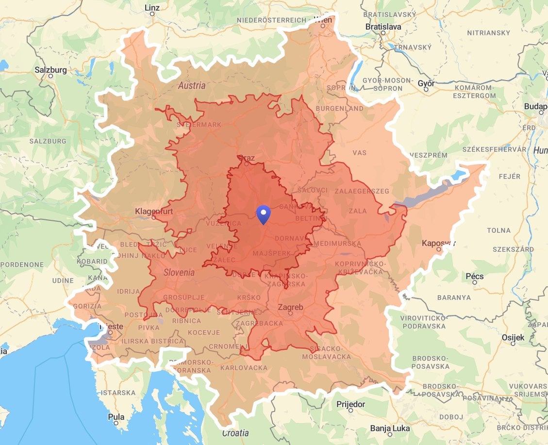 Z avtom iz Maribora v 1, 2 ali 3-eh urah