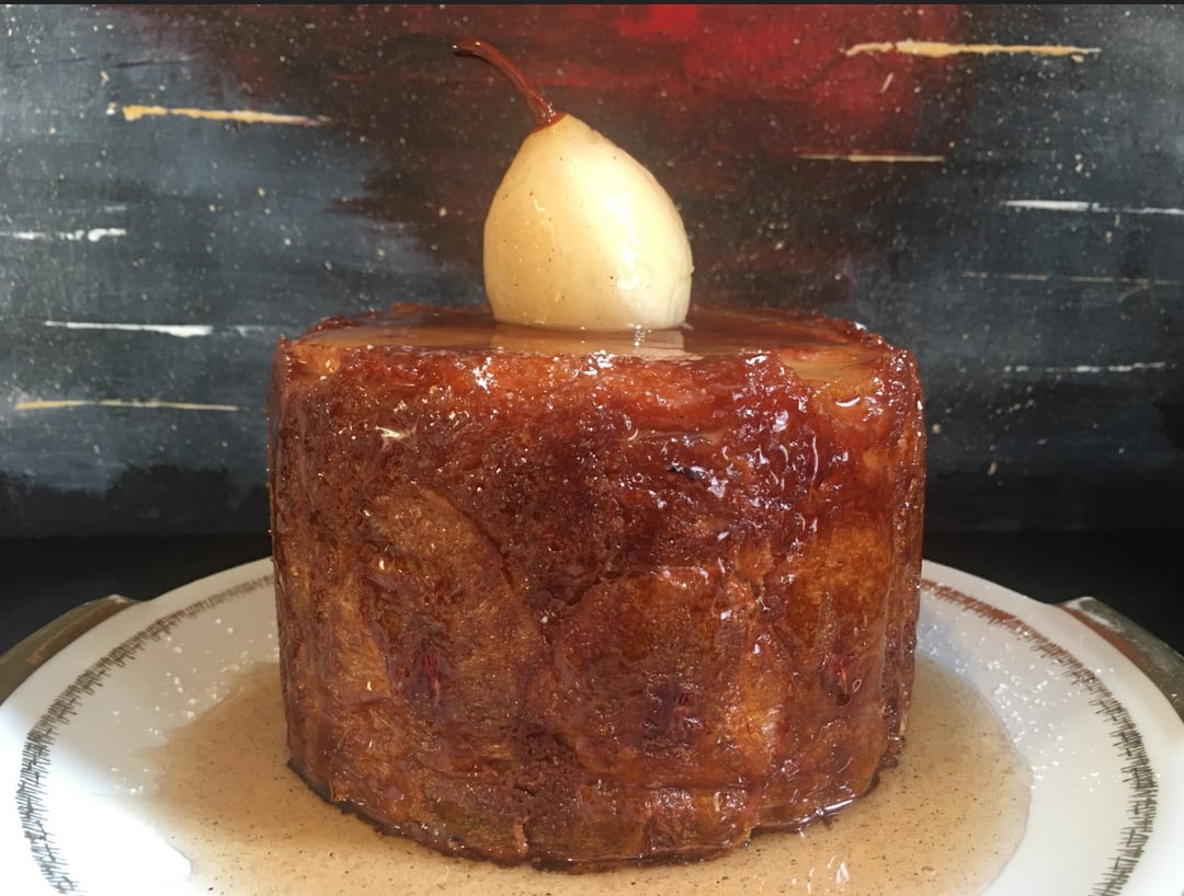 Moelleux aux poires et sa poire confit