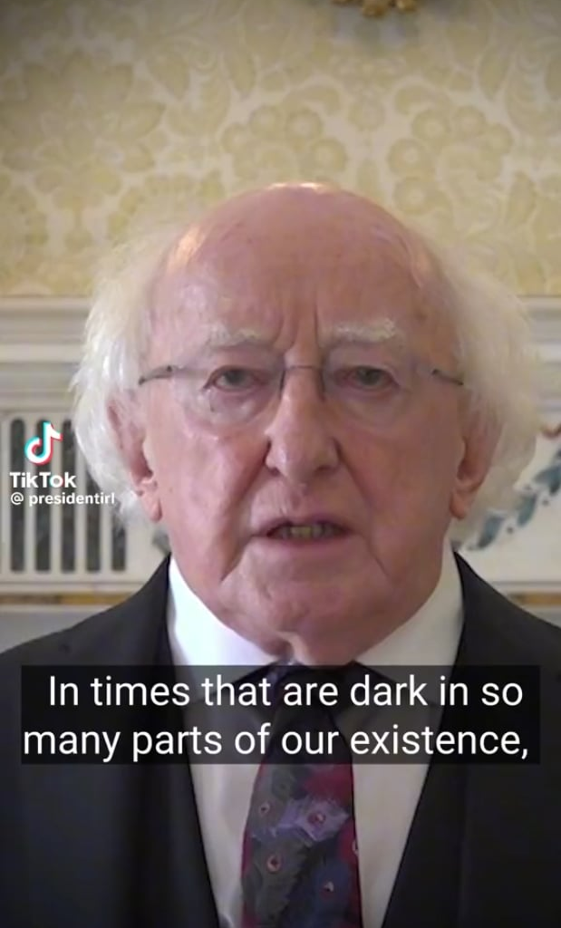 The president released a short video today remembering the coup in Chile on this date