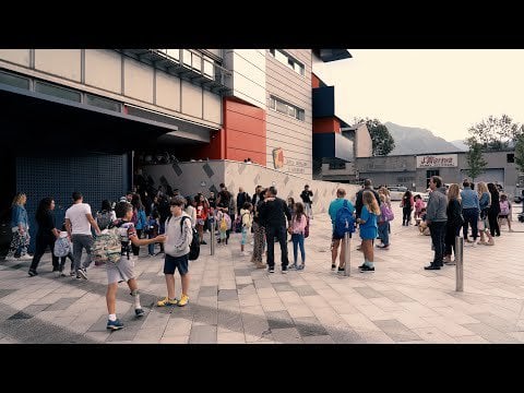 El primer dia d'escola