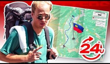 These Dutch Youtubers walked withing 24h through Liechtenstein, and accidentally camped in the yard of the royal residence