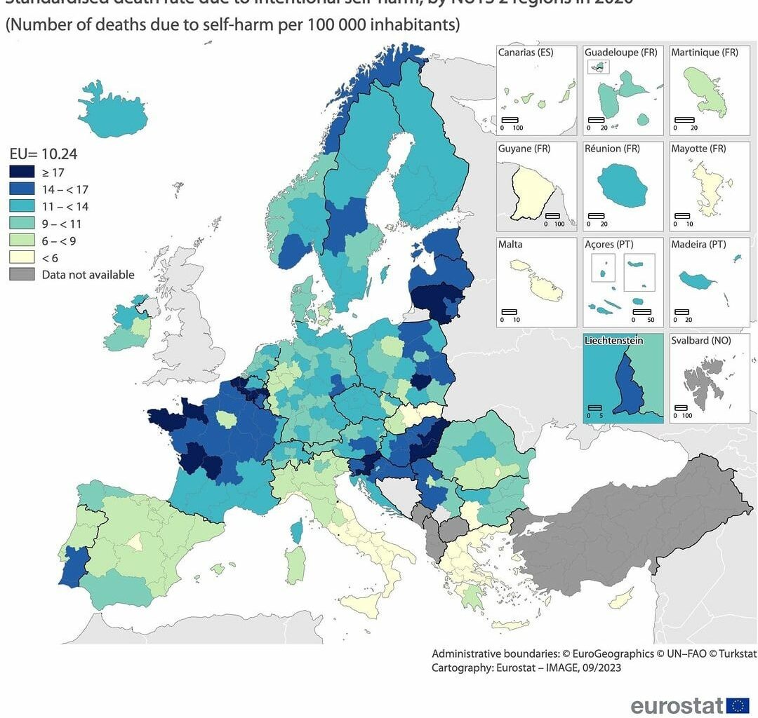 Slovensko úplne vyniká v štatistike samovrážd - v tom dobrom. V porovnaní s celou Európou u nás pácha samovraždy veľmi malé množstvo ľudí. Čím to podľa vás je, že sa tak vymykáme štatistike nielen regionálne, ale aj kontinentálne? (Odhliadnime od prípadných metodologickych problémov)