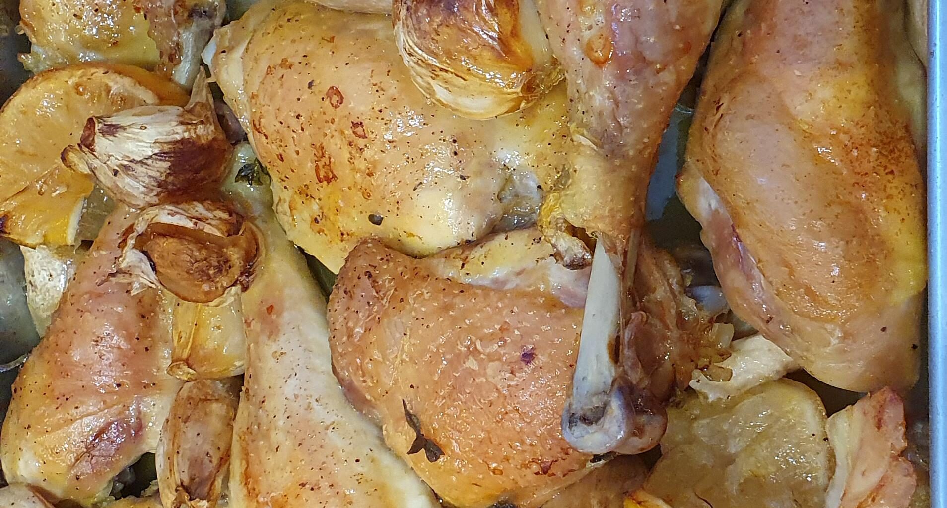 Poulet ail et citron