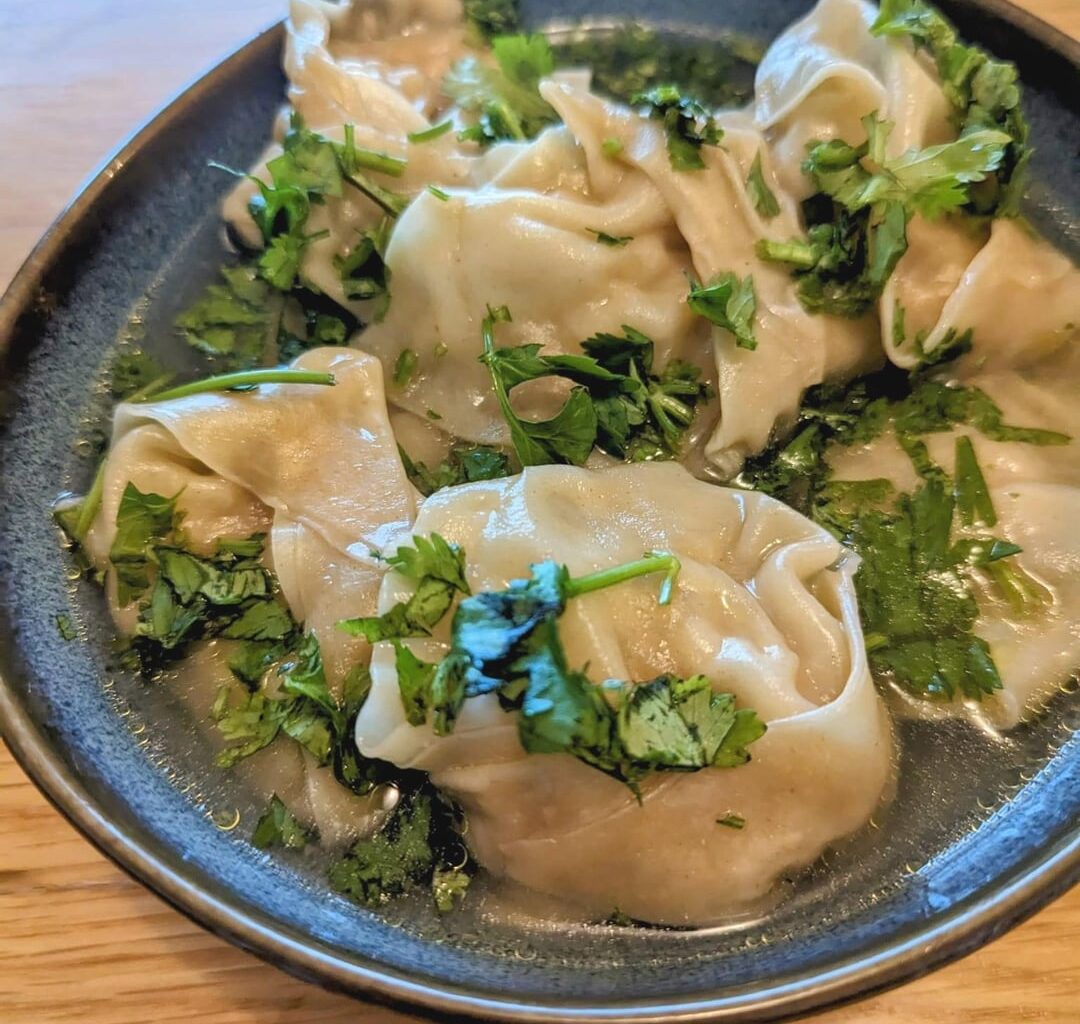 Nous avons fait des wontons ce soir !
