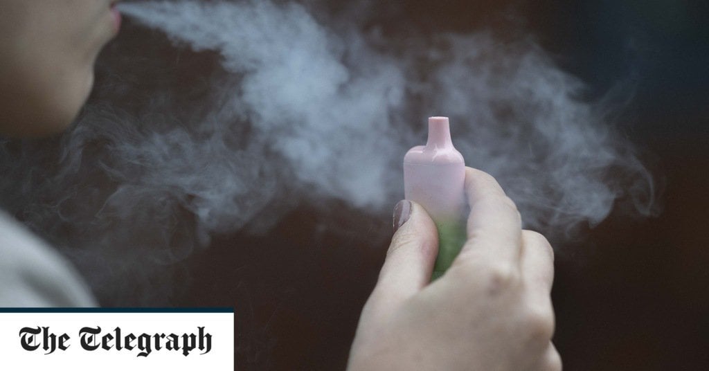 Ban on disposable vapes to stop children becoming addicted