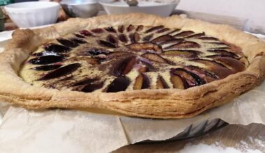 Tarte aux quetsches