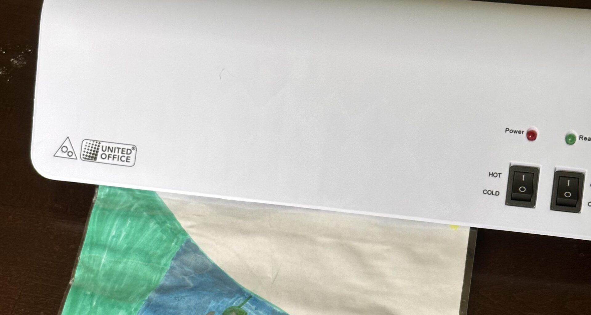 My 6 yo son wanted his first laminator. Is he now well integrated?