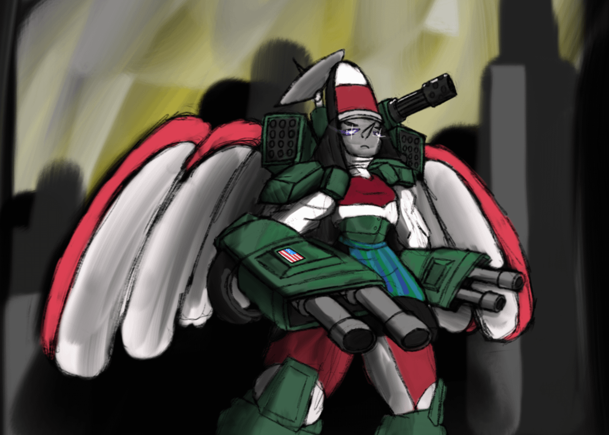 Poland just recently bought a lot of weaponry from America, so I drew this.