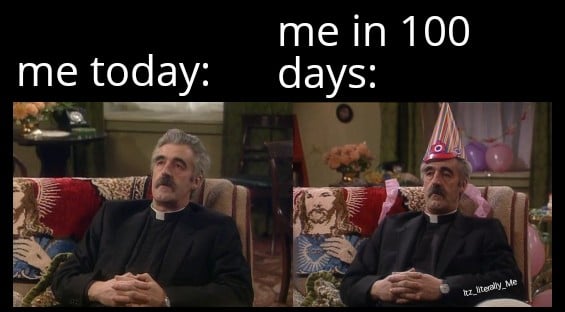 Just 100 more sleeps, unless like me you have insomnia