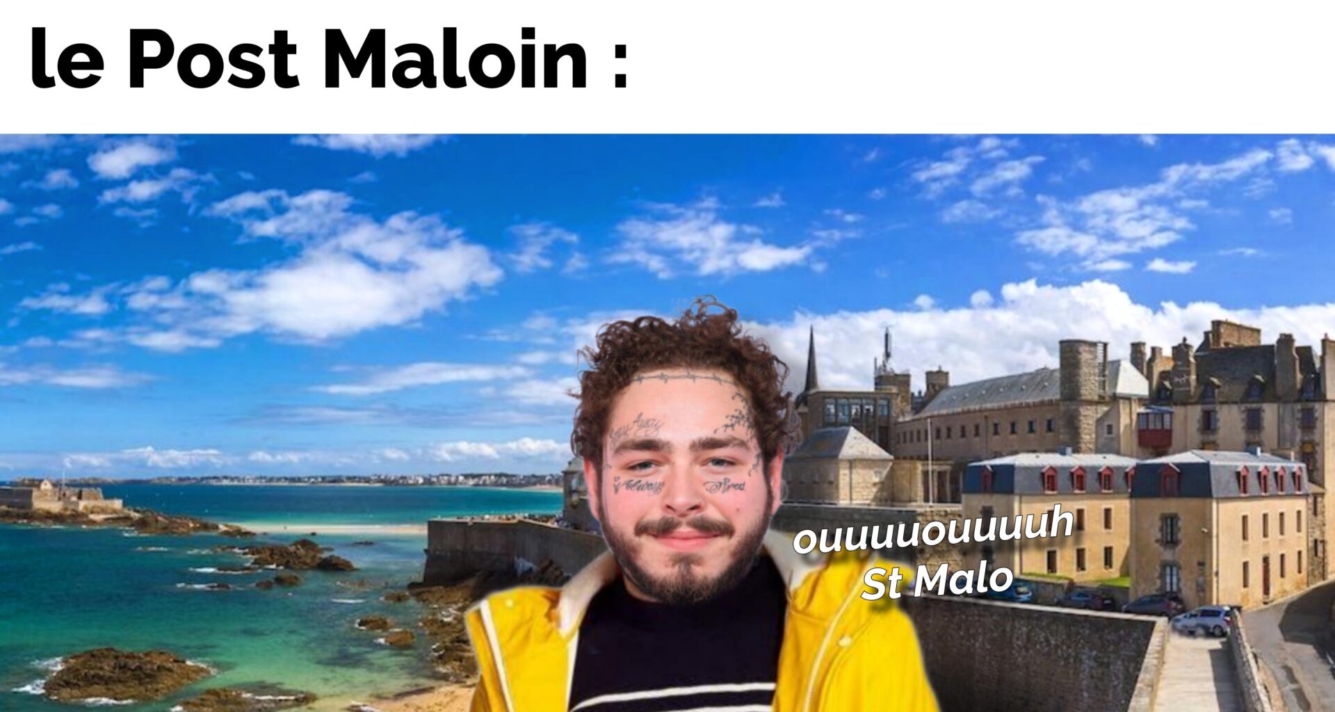 Il travaille à la Poste Malouine