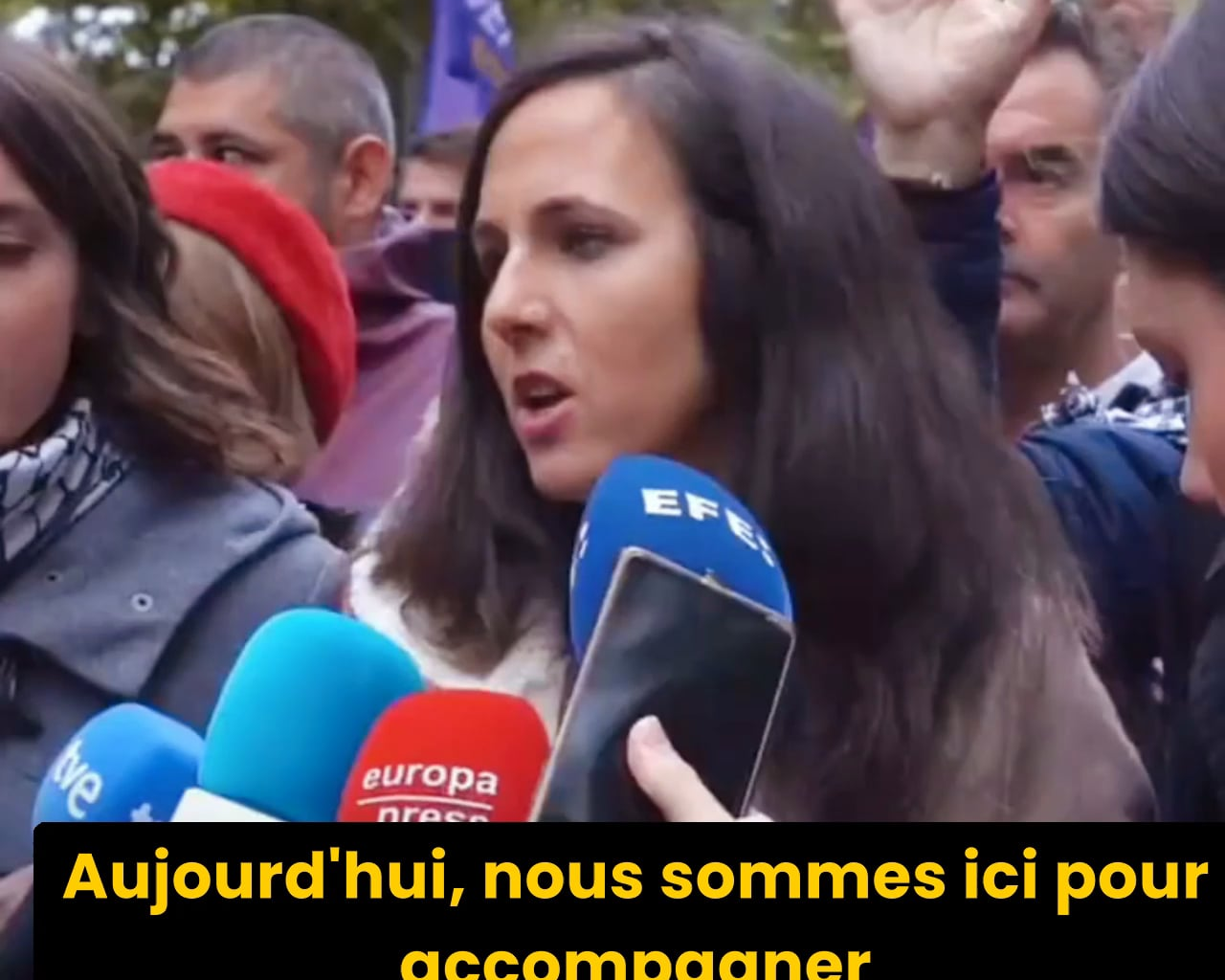 La ministre espagnole Ione Belarra : "Nous ne voulons pas être complices de ce génocide planifié et nous pensons que l'Europe doit agir d'urgence" - 29/10/23 (traduit en français)