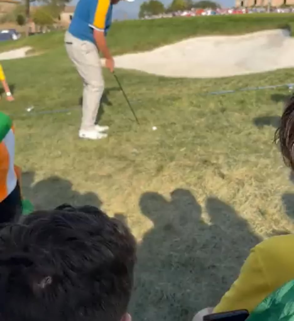 Shane Lowry going off on the crowd attendant 😂