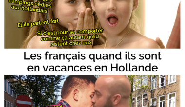 Ouais ils prennent toutes les bonnes places pour regarder le Tour de France mais est-ce qu'on se comporte mieux quand on est chez eux ?