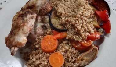 Poulet quinoa légumes épicés et saison pour tenir tête à ces épices