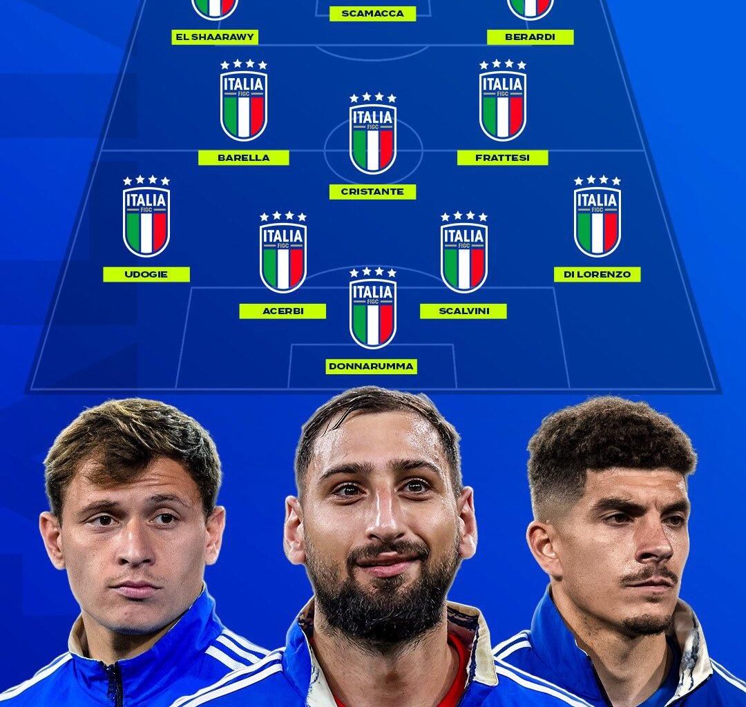 [IFTV] Italy’s probable XI to face England tomorrow, according to Sky. 8 changes compared to the game against Malta