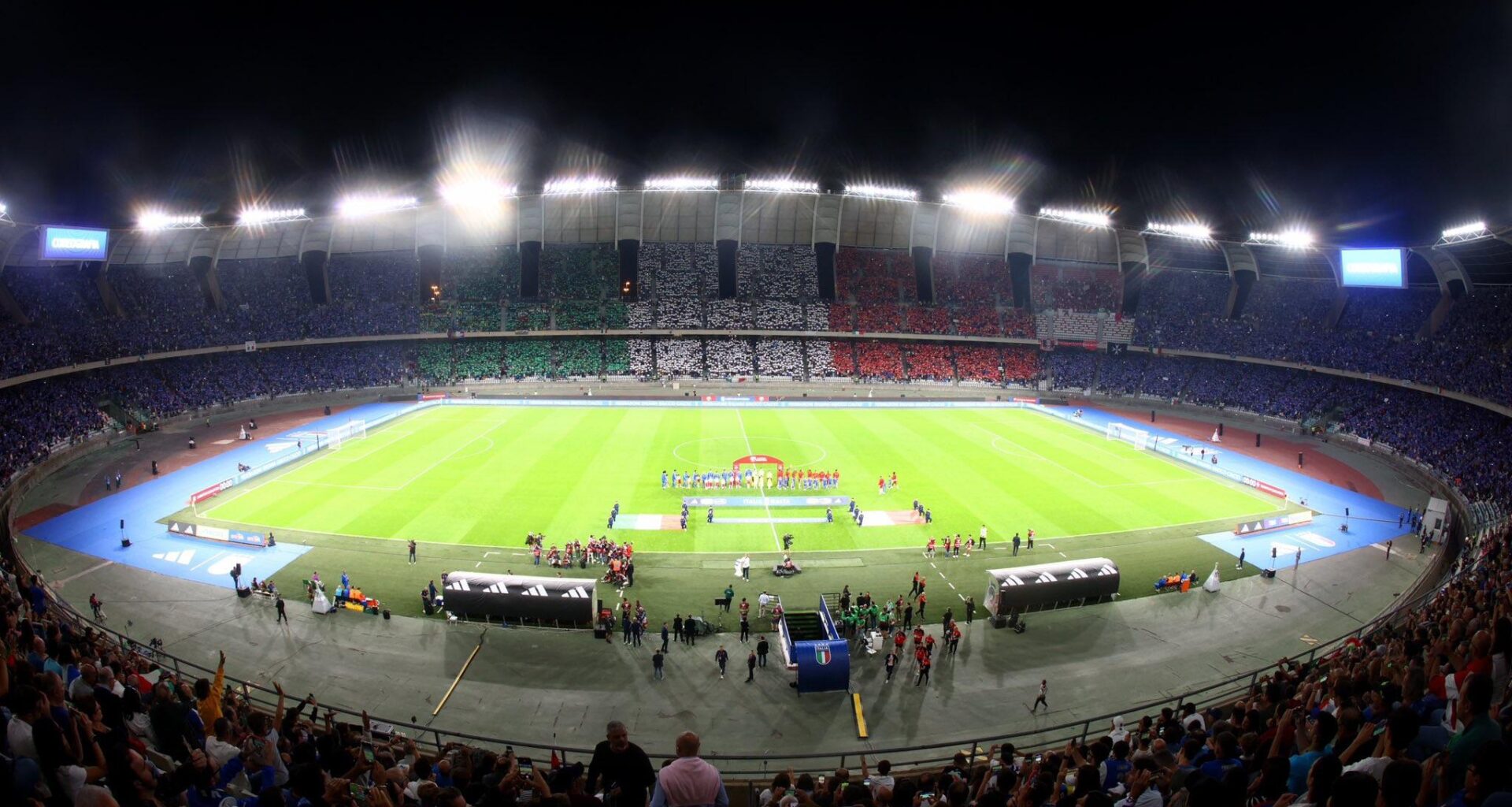 Beautiful Stadio San Nicola when Azzuri faced Malta