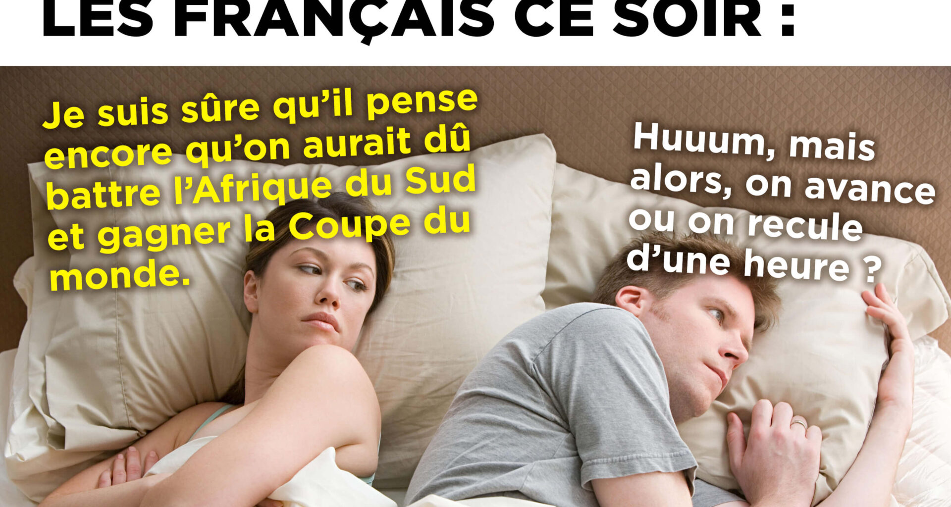 En avant d'une heure