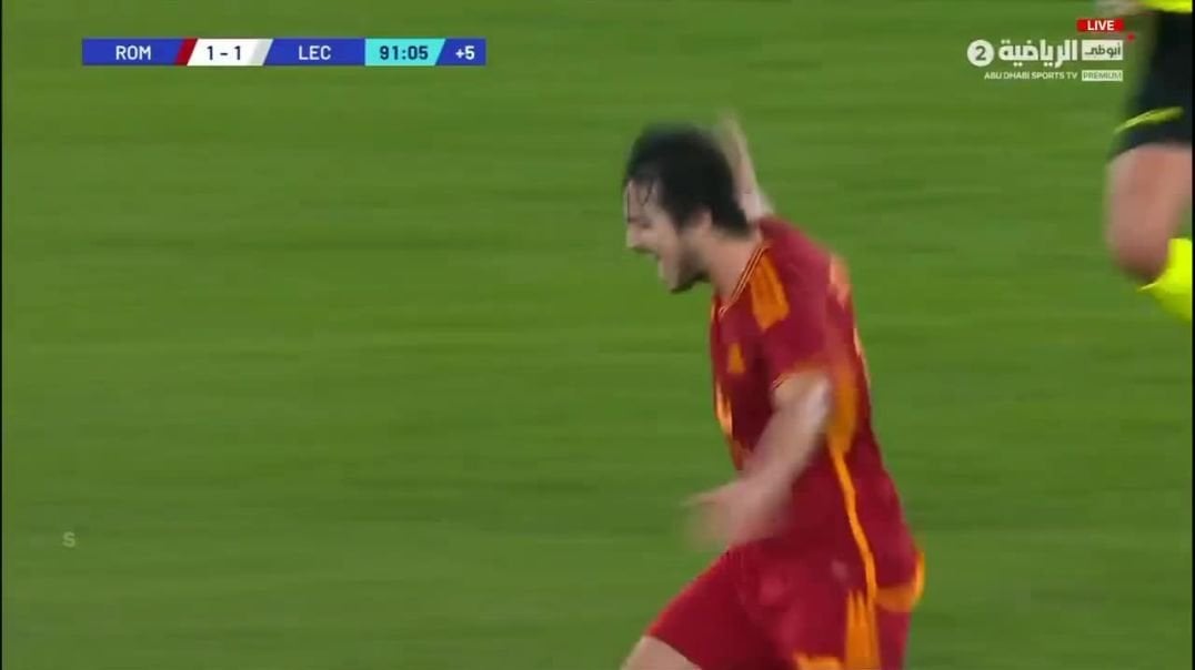 Roma [1]-1 Lecce Sardar Azmoun 90+